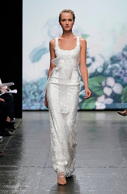 MONIQUE LHUILLIER FW12 BRIDAL NEW YORK 10/15/2011