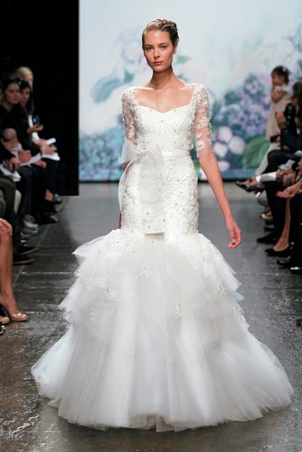 MONIQUE LHUILLIER FW12 BRIDAL NEW YORK 10/15/2011