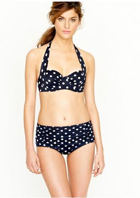 Retro swimwear to show off all those gorgeous curves.