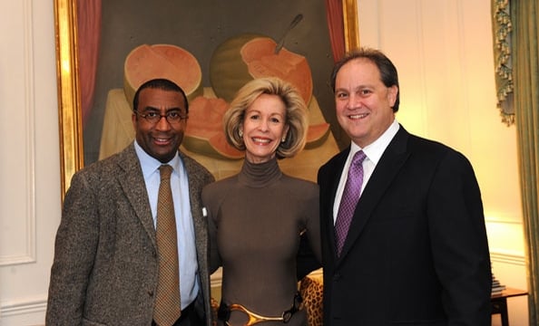 McElveen-Hunter hosts what was to have been a post-concert reception for Susan Graham at her home on Saturday, February 4, 2012. The mezzo-soprano became ill at the last minute and was unable to perform, but, ever the optimistic hostess, McElveen-Hunter w