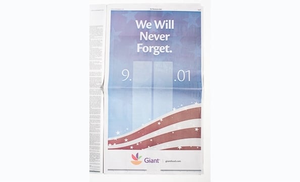 9/11-Themed Ads From Major National Newspapers