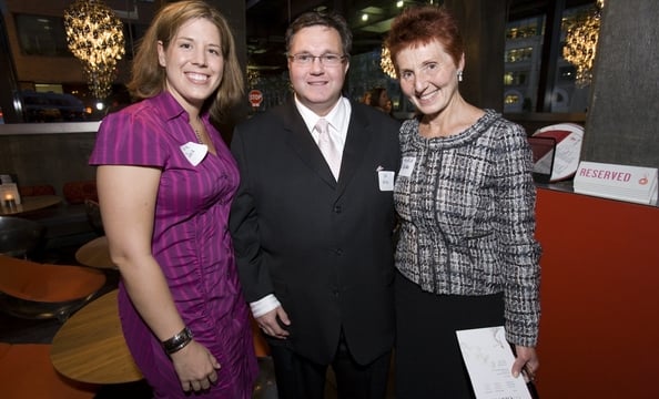 A guest, Ed Witles of The Elegant DJ, Michele Jacobs of Special Events at Union Station