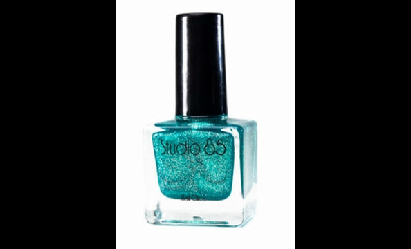 This glittery turquoise reminds Burriss of the girls who use the the slang term.