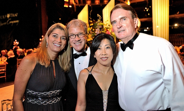 Attendees celebrated 40 years of Wolf Trap with a congo line and the “Ageless Wonder”