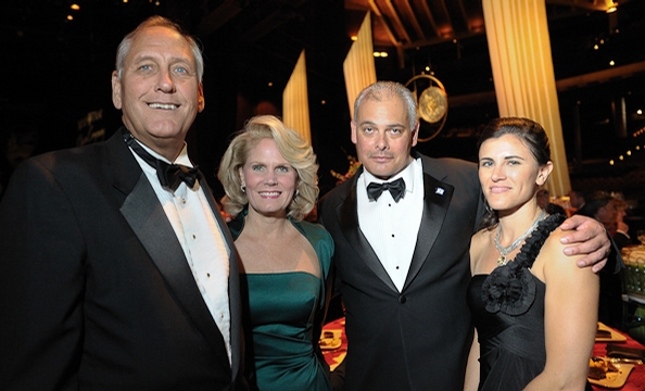 Attendees celebrated 40 years of Wolf Trap with a congo line and the “Ageless Wonder”