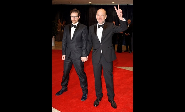 Outside the White House Correspondents' Dinner