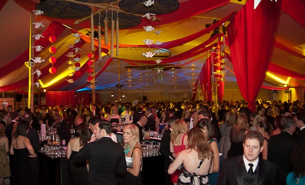 The 2011 Ball on the Mall had a Japanese theme this year, with a portion of the proceeds also benefiting Red Cross relief efforts in the earthquake-devastated nation. 