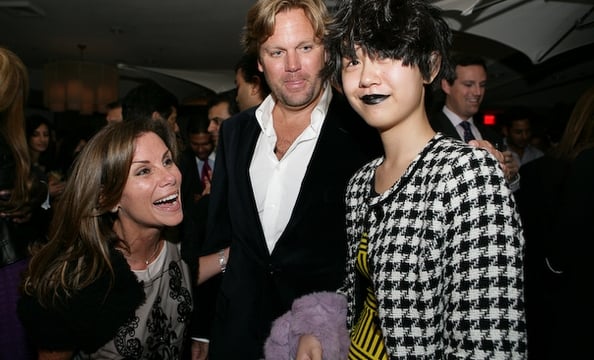 Real Housewife of DC Lynda Erkiletian, Rich Amons, and Brooke Kao.