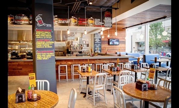 The PassionFood folks open a burger joint and upscale American dining room under one roof.