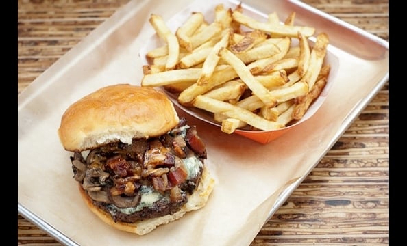 The PassionFood folks open a burger joint and upscale American dining room under one roof.
