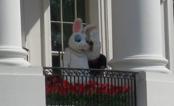 President Obama and First Lady Michelle Obama welcome thousands of children and their families to the White House for the 2010 Easter Egg Roll.