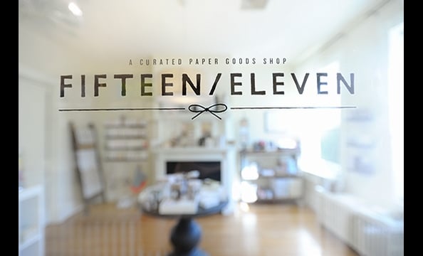 Fifteen/Eleven: Alexandria's New Paper Goods Store