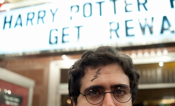 Harry Potter Fans Gather for Midnight Opening at the Uptown Theatre