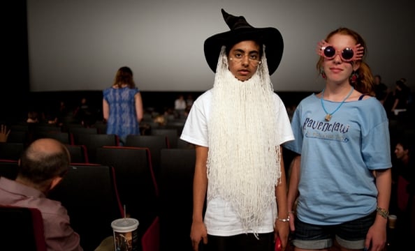 Harry Potter Fans Gather for Midnight Opening at the Uptown Theatre