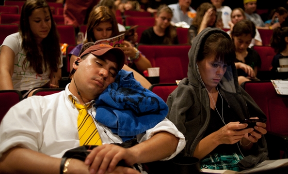 Harry Potter Fans Gather for Midnight Opening at the Uptown Theatre