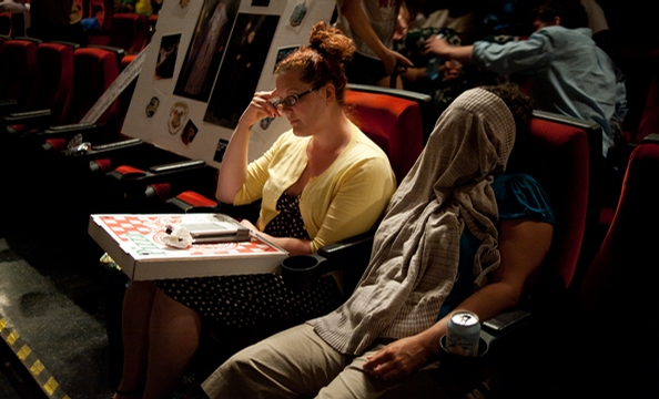Harry Potter Fans Gather for Midnight Opening at the Uptown Theatre