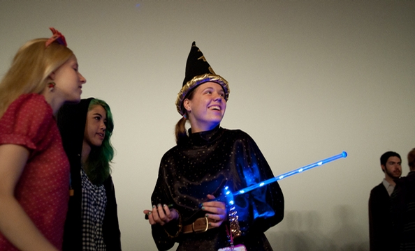 Harry Potter Fans Gather for Midnight Opening at the Uptown Theatre