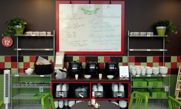 This Takoma Park cafe sells from-scratch soups and salads made with local ingredients.