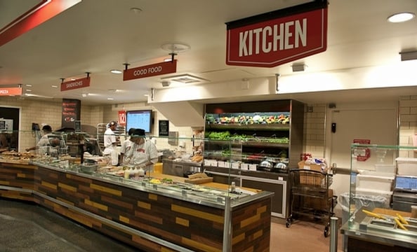 We check out the lunch options at the new Foggy Bottom Whole Foods.