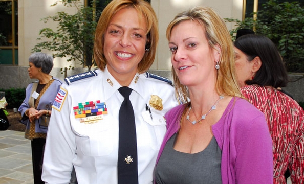 Cathy Lanier and Katharine Weymouth