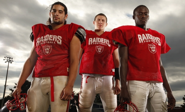 The Stuart Raiders are hoping for their first winning season in 14 years. Helping lead the effort are Chris Ventura, whose family is Salvadoran, Falls Church native Jason Friday, and Tijani Musa from Sierra Leone.