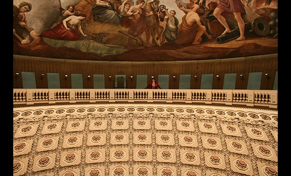 The photographer snapped this shot of the Interior Dome of the Capitol on a March tour of the building. 