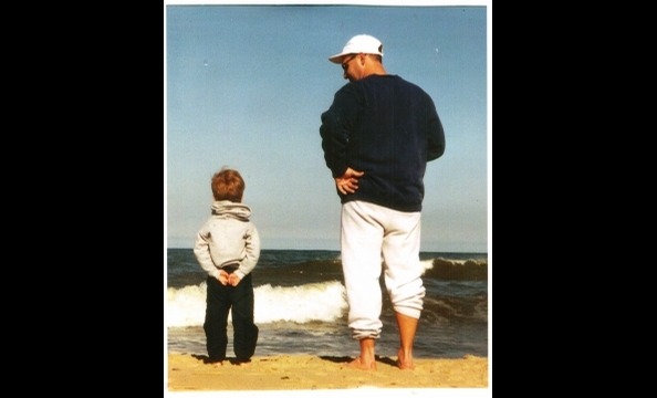 Jenni Emory captured this moment between father and son during a vacation in Ocean City a few years ago. She writes, "This photo always makes me smile when I look at it."