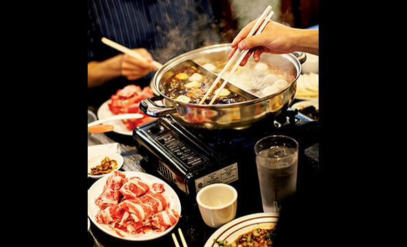 Uncle Liu's Hot Pot in Falls Church features the Chinese answer to fondue.
