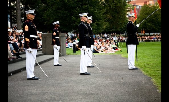 Marine Corps Evening Parades