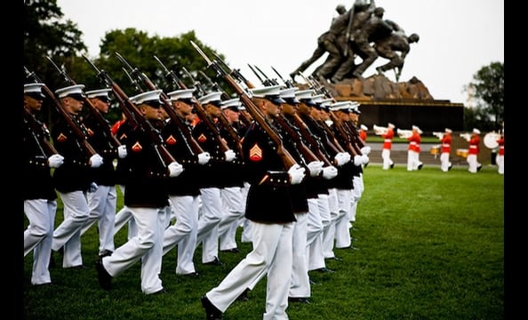 Marine Corps Evening Parade 