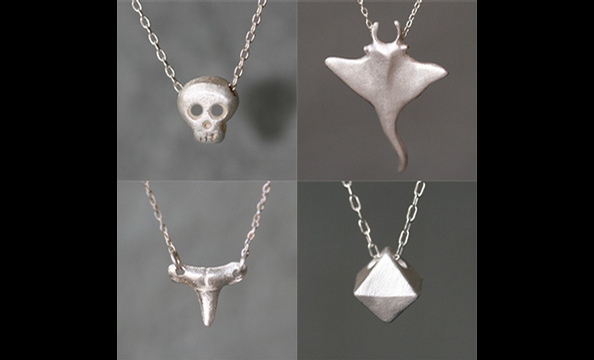 Silver charms to match with everything, and we especially love the brushed metal texture and unexpected shapes. When's the last time you wore anything with a stingray on it?