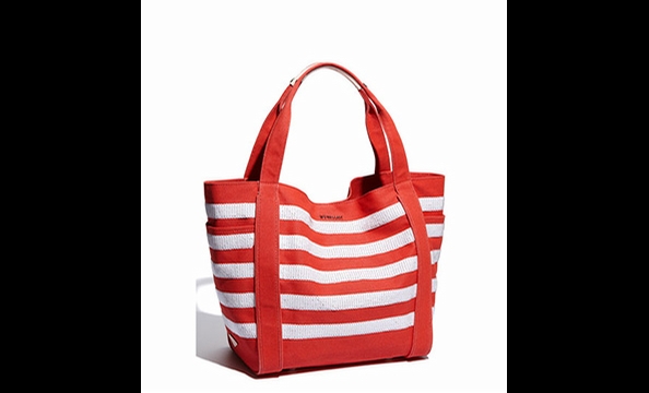 MZ Wallace canvas bag, $185 at Sassanova (1641 Wisconsin Ave., NW; 202-471-4400).