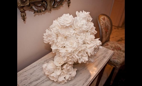 These incredibly intricate blooms were created during weekly Saturday flower-making sessions.

