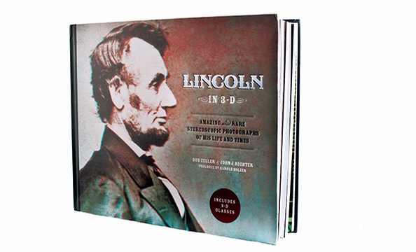 History jumps off the page in "Lincoln in 3-D," a book filled with rare stereoscopic photos that you view with the accompanying 3-D glasses. Amazon, $23.10.