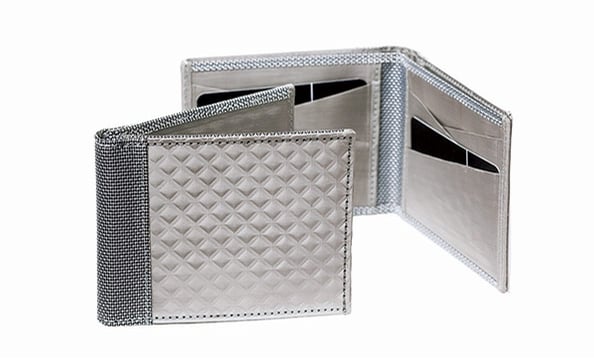 Dad loves any type of technology. Wow him with a supple woven-stainless-steel wallet by Stewart/Stand. M29 Lifestyle, starting at $75.