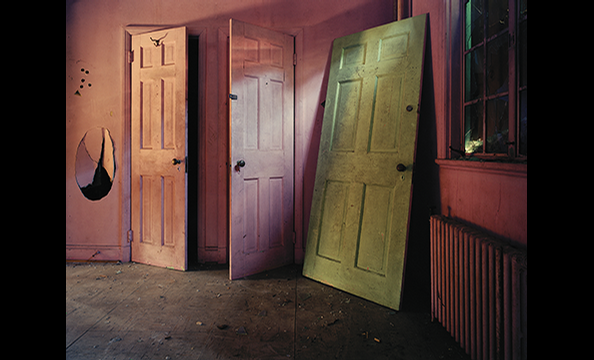 An abandoned room in Maryland's Henryton Hospital Center.  