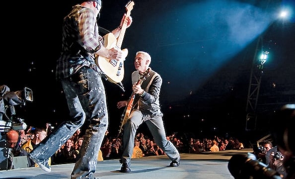 U2 on their stage, dubbed "The Claw."