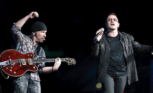 The Edge and Bono.