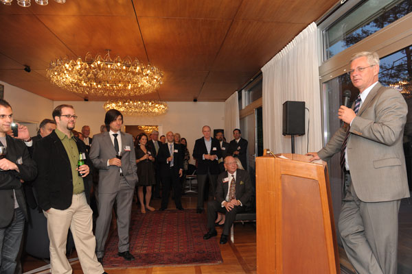 Reception for the Preakness thoroughbred races.