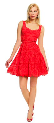 Looking to make a statement in a designer dress but not interested in shelling out the cash? This bright Nanette Lepore from Rent the Runway is idea for a sunny day outside.