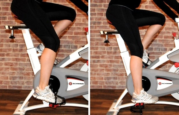 stationary bike leg workout