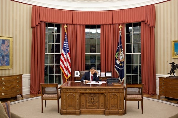 Obama Moving to a Second Oval Office