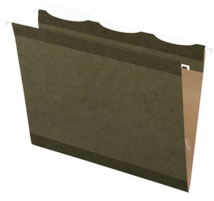Pendaflex folders with lift-tab technology, $23.99 for a box of 25 at Staples