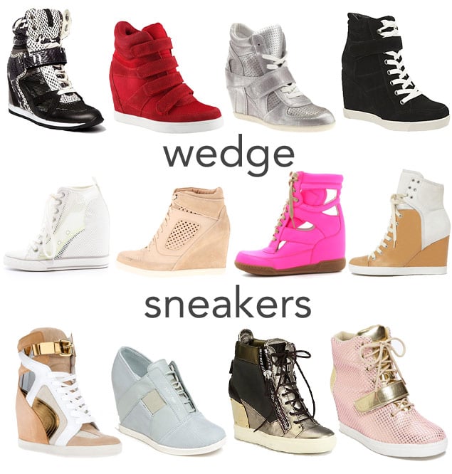 wedge athletic shoes