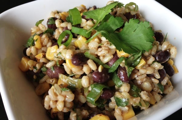 Southwest Black Bean, Corn, and Rice Salad