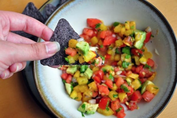 Heirloom Tomato and Avocado Salsa