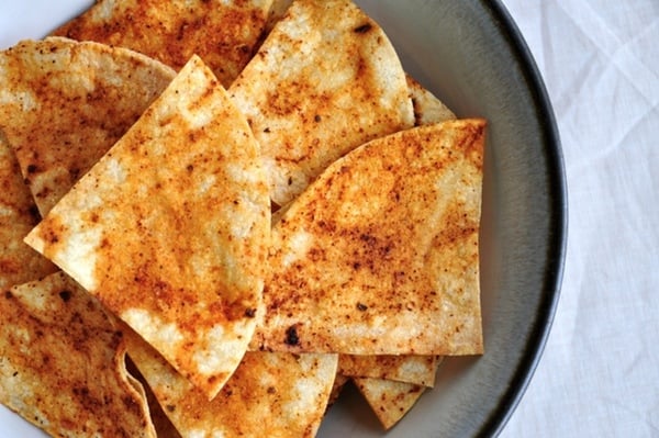 Salt-Free Baked Chipotle Tortilla Chips