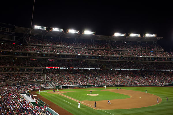 Nationals Park. Photography by Flickr user <a href="http://www.flickr.com/photos/bereninga/9515095340/">Vincent Lim Show Chen</a>