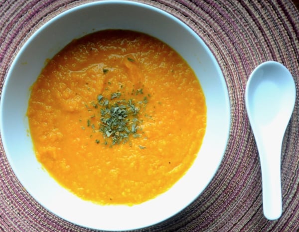 Gluten-Free Curried Carrot Soup