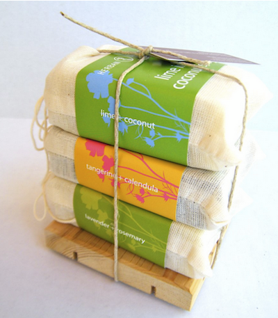 Made with vegan and fair-trade coconut, palm, and vegetable oils, this three-pack of locally made soaps is ideal for your eco-conscious friends. $24 at <a href="http://www.herbanlifestyle.com/product/herban-lifestyle-vegan-3-soap-gift-set?tid=11">Herban Lifestyle</a>.